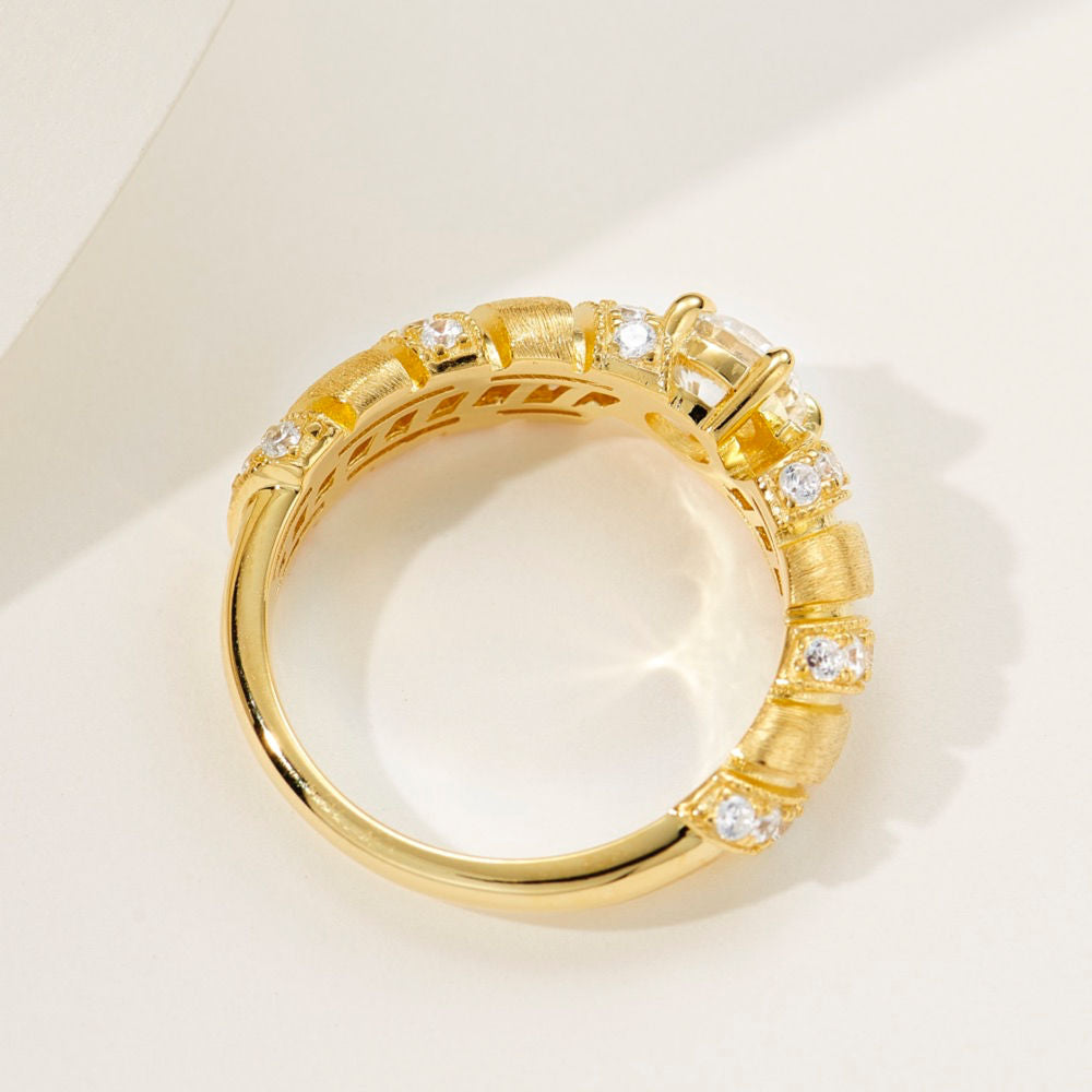 Croissant Diamond Ring For Women Jewelry