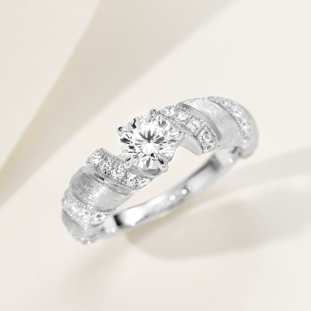 Croissant Diamond Ring For Women Jewelry