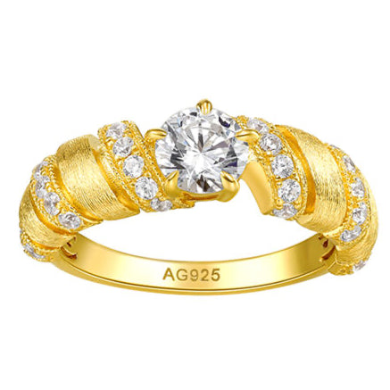 Croissant Diamond Ring For Women Jewelry