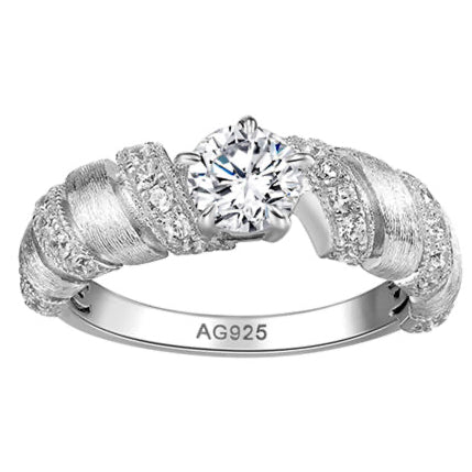 Croissant Diamond Ring For Women Jewelry