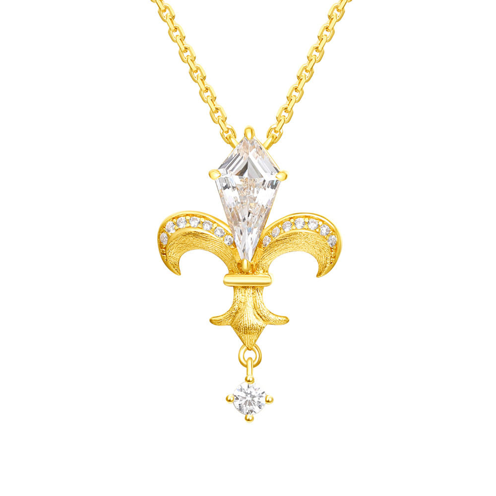 Arrow-shaped Iris Necklace For Women Jewelry