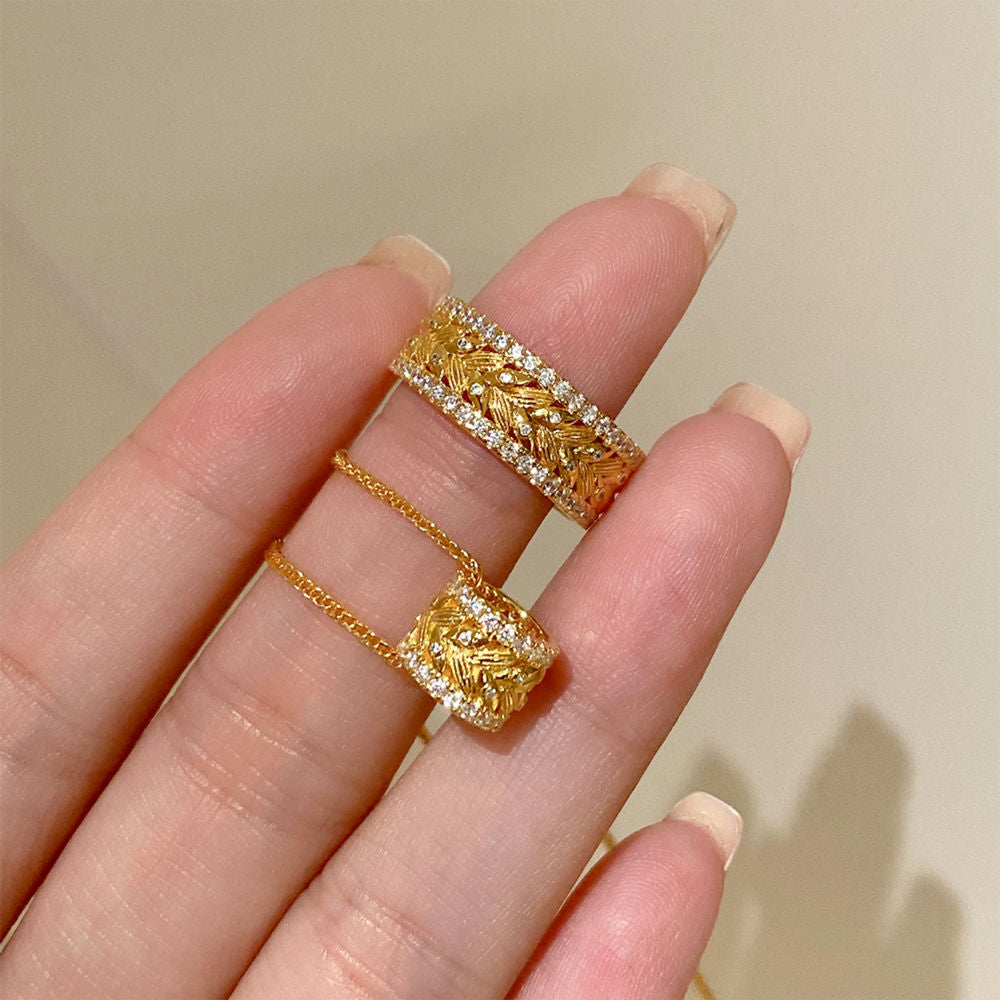 Wheat Ears Ring For Women Jewelry