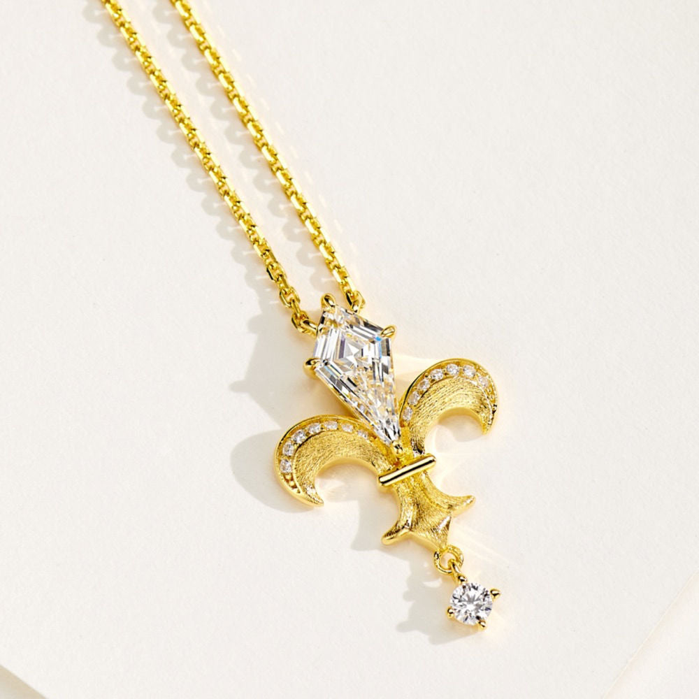 Arrow-shaped Iris Necklace For Women Jewelry