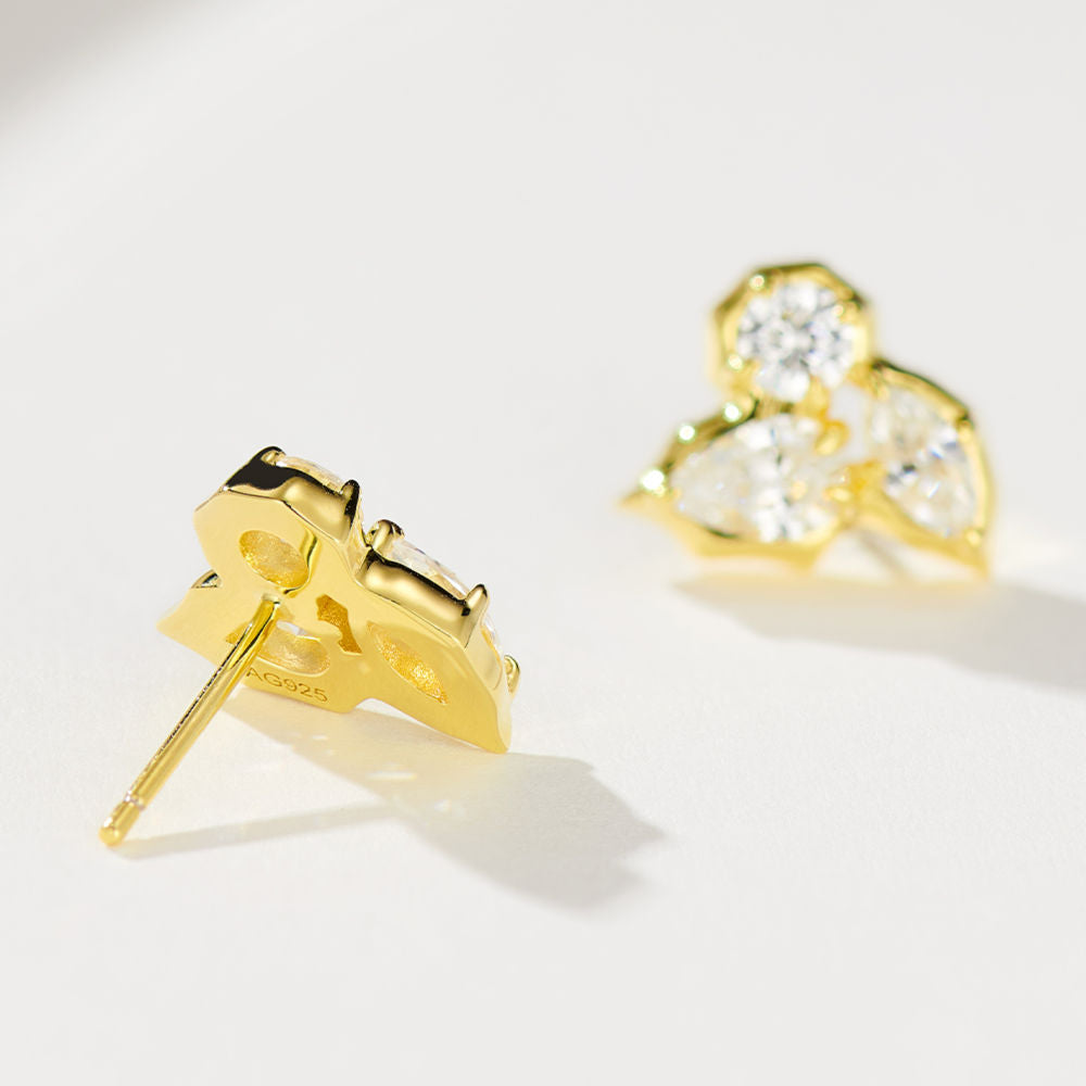 Leaf Diamond Earrings For Women Jewelry