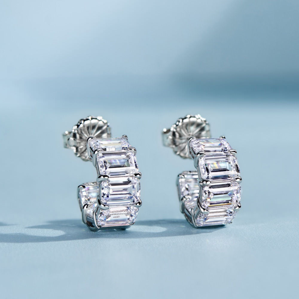 Rhinestone Stud Earrings For Women Jewelry