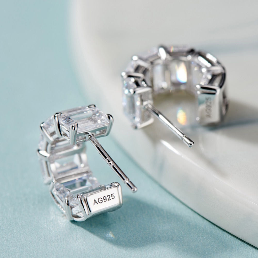 Rhinestone Stud Earrings For Women Jewelry