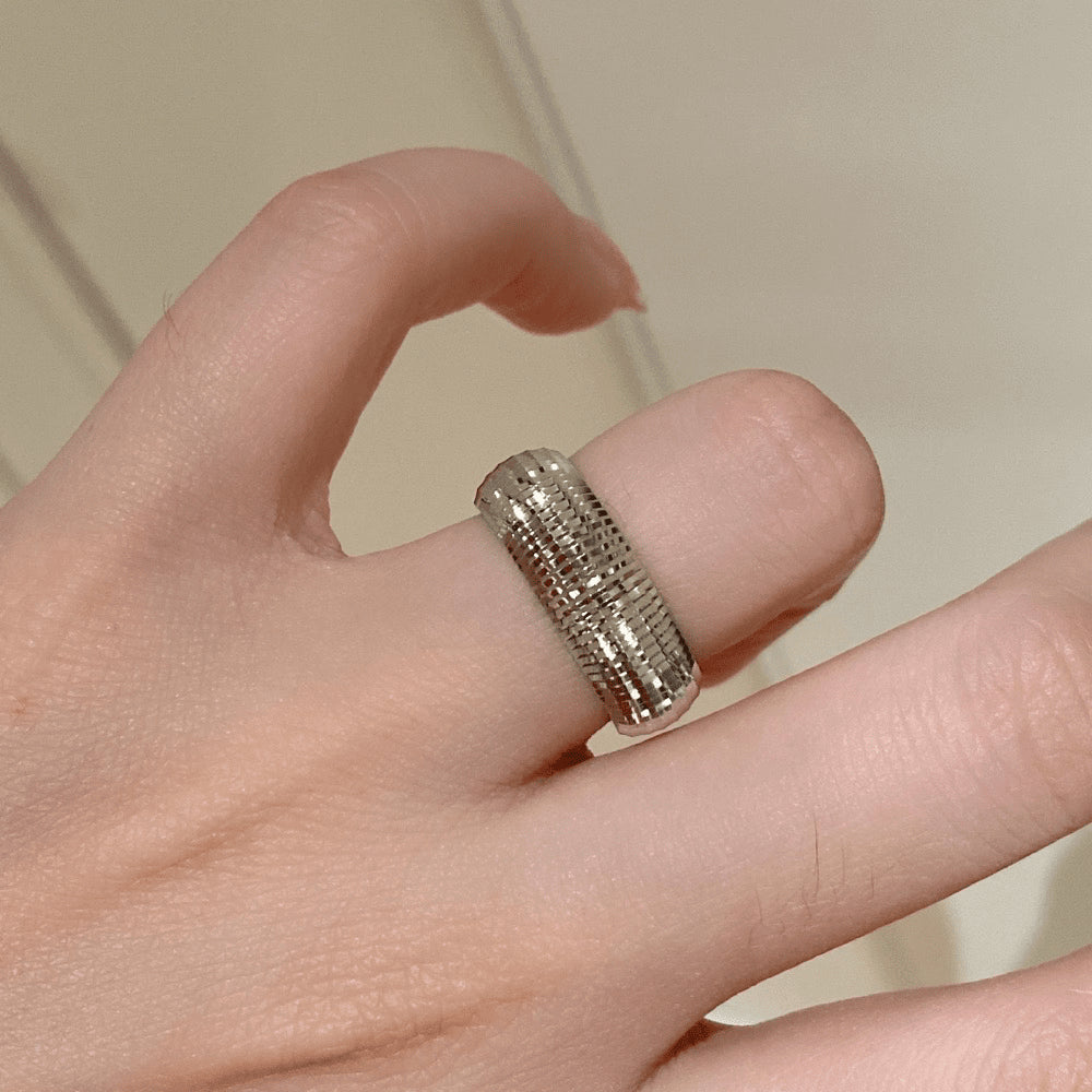 Faceted Lamp Ball Ring For Women Jewelry