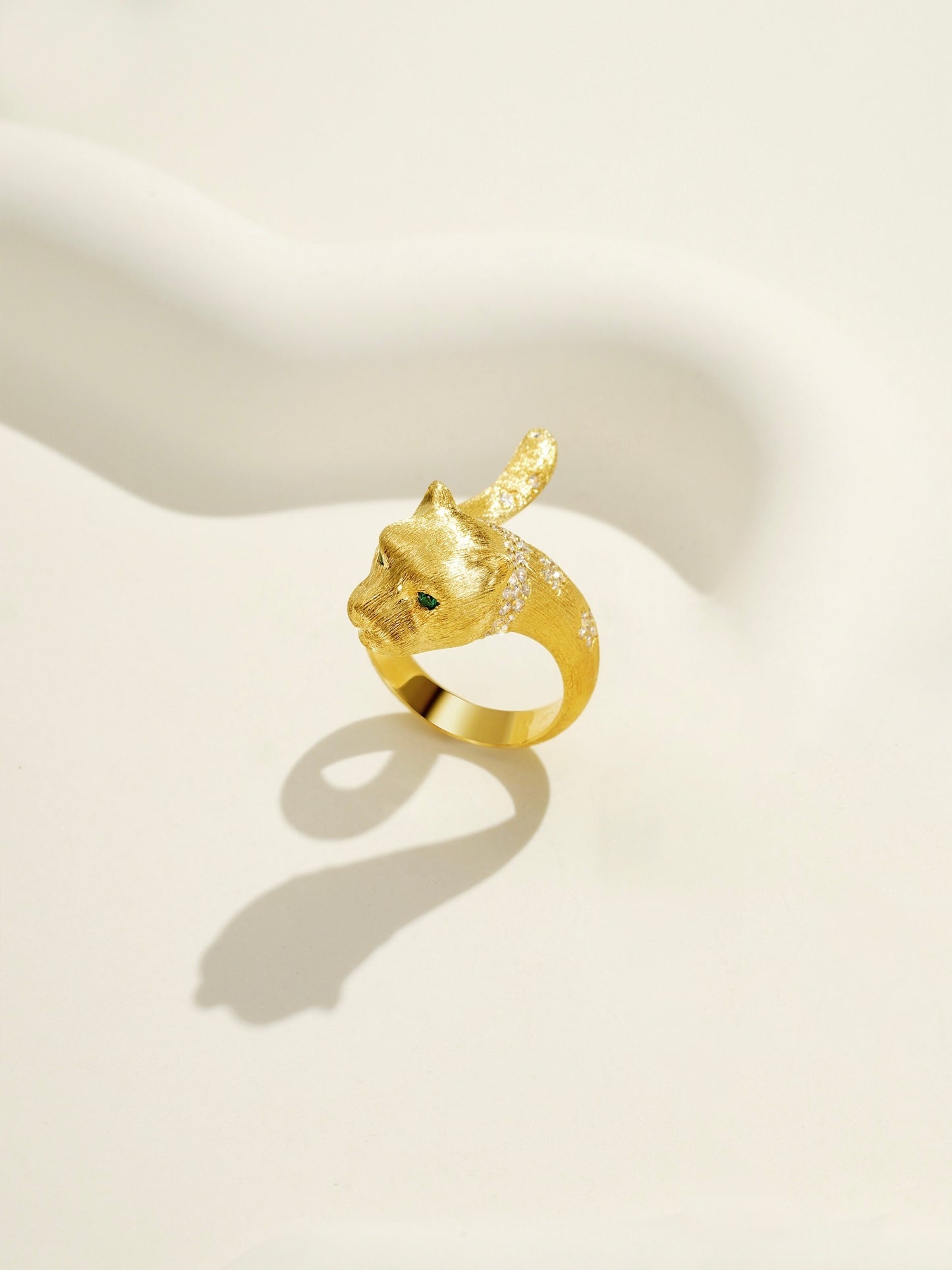 Brushed Leopard Ring For Women Jewelry