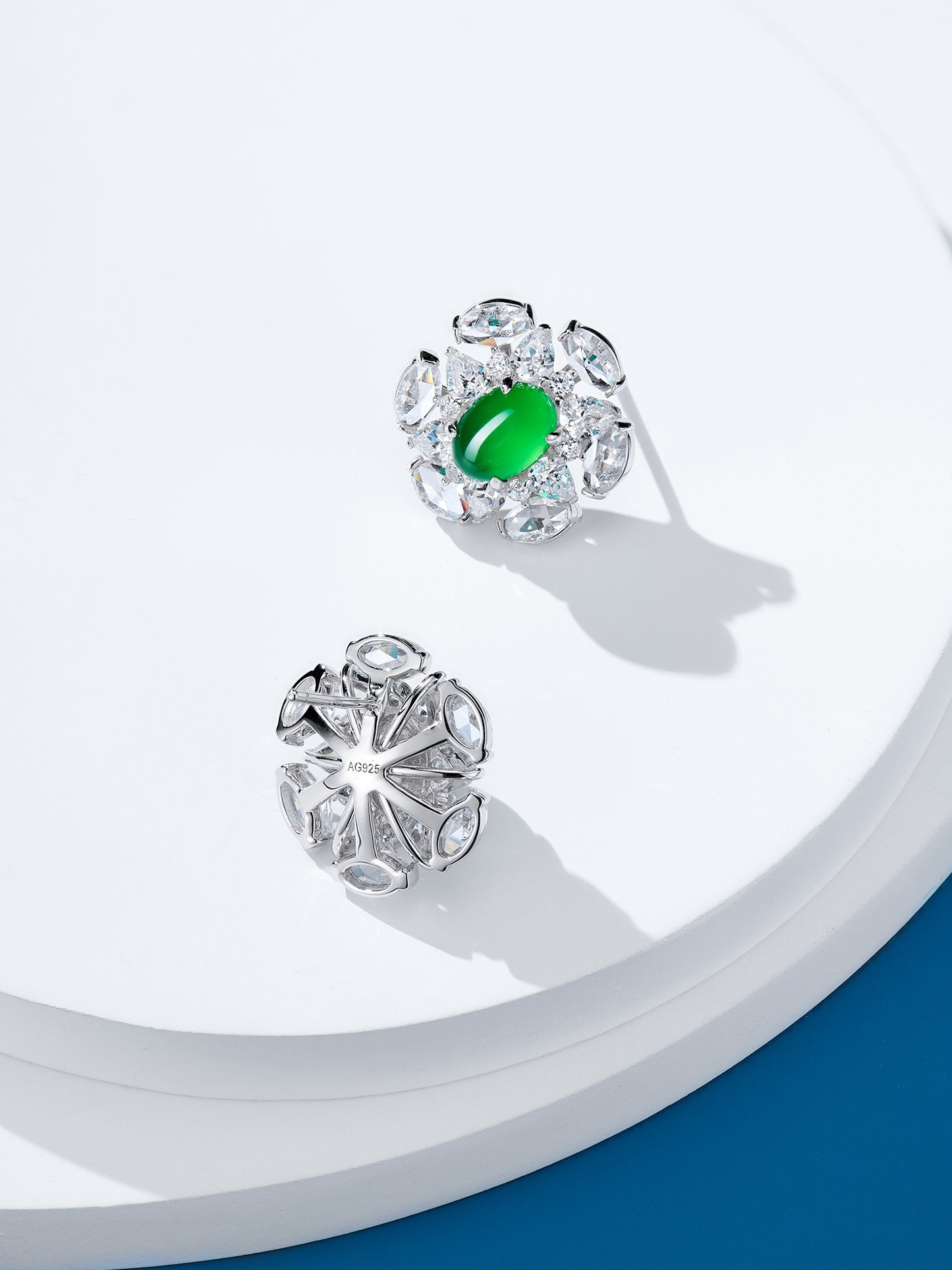 Chrysoprase Fireworks Earrings For Women Jewelry