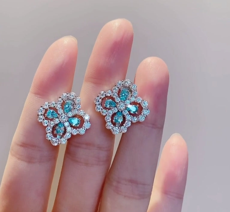 Diamond Loop Earrings For Women Jewelry