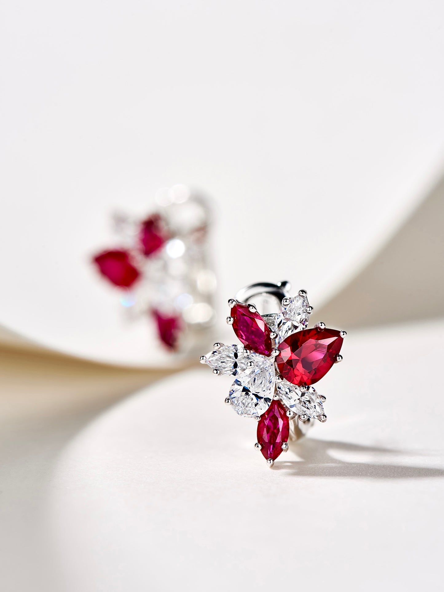 Cluster Diamond Earrings For Women Jewelry