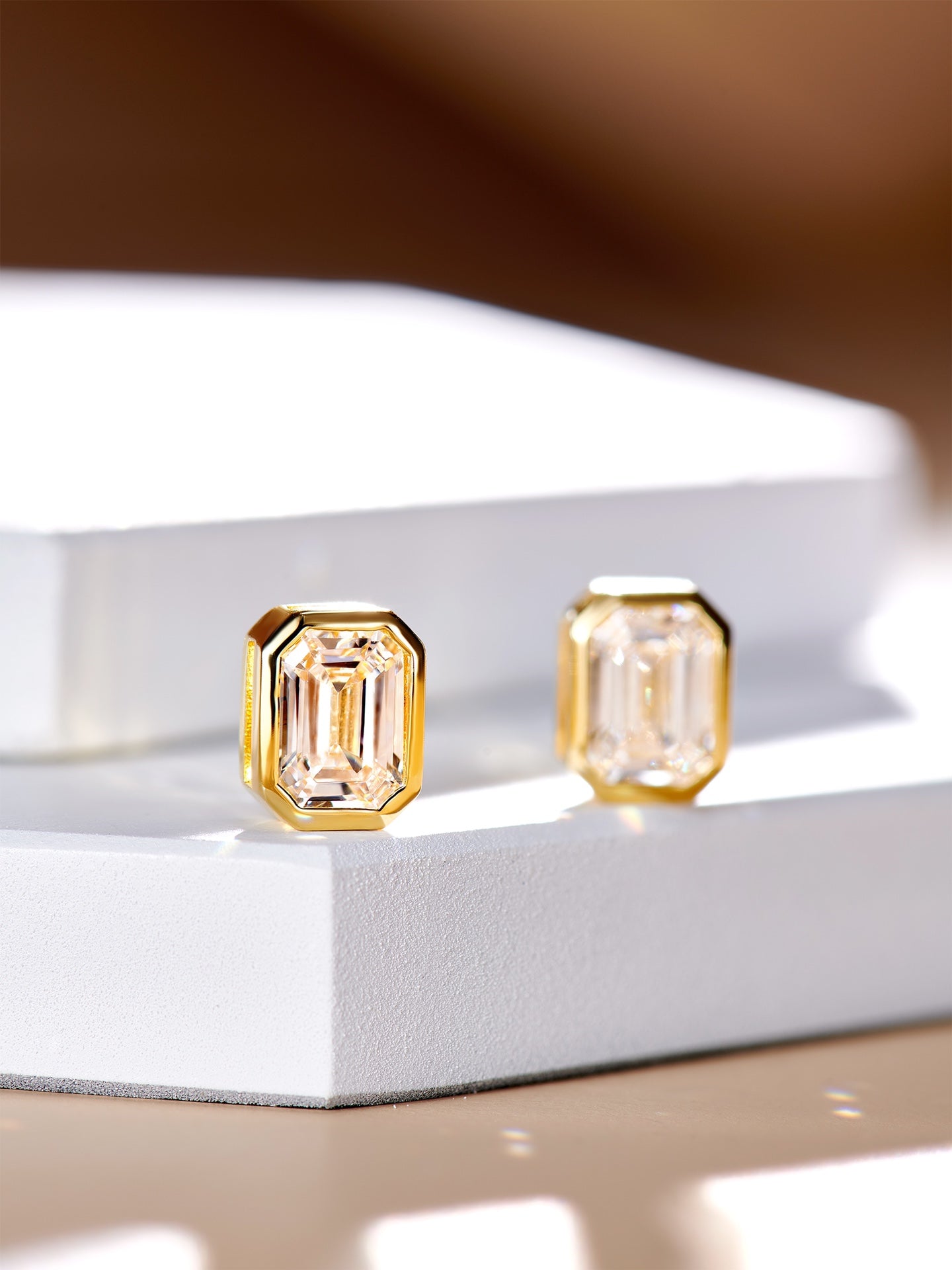 Rectangular Pagoda Earrings For Women Jewelry