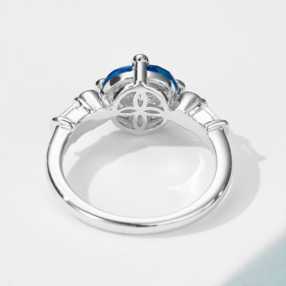 Klein Sapphire Ring For Women Jewelry
