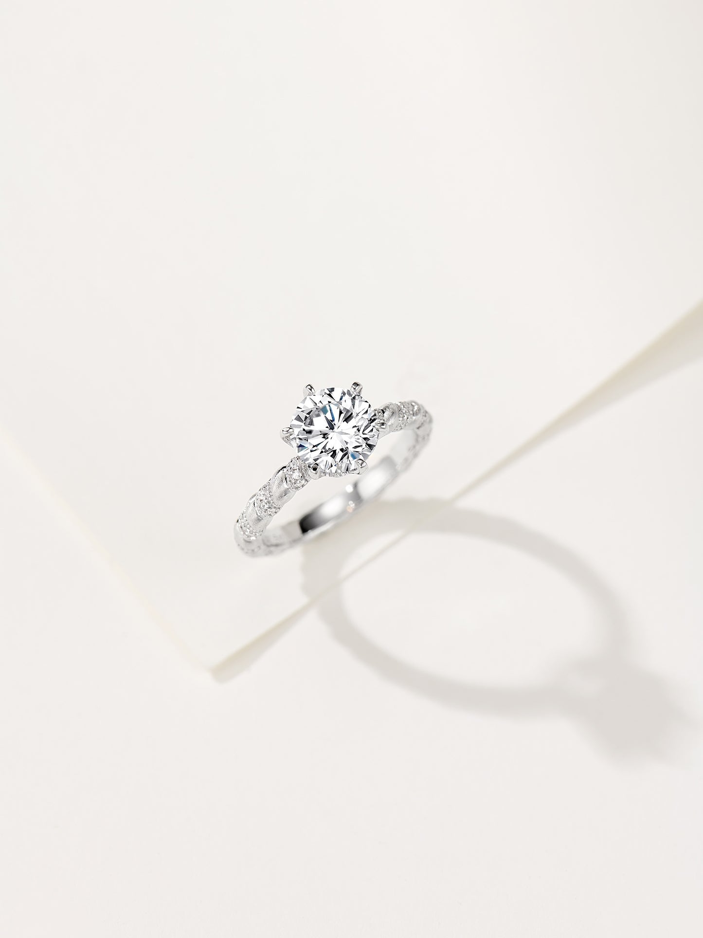 Vintage Brushed Ring For Women Jewelry