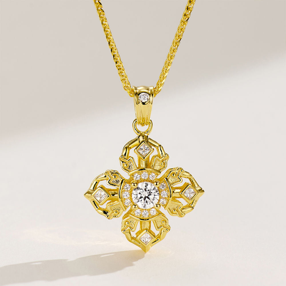 Cross Vajra Necklace For Women Jewelry
