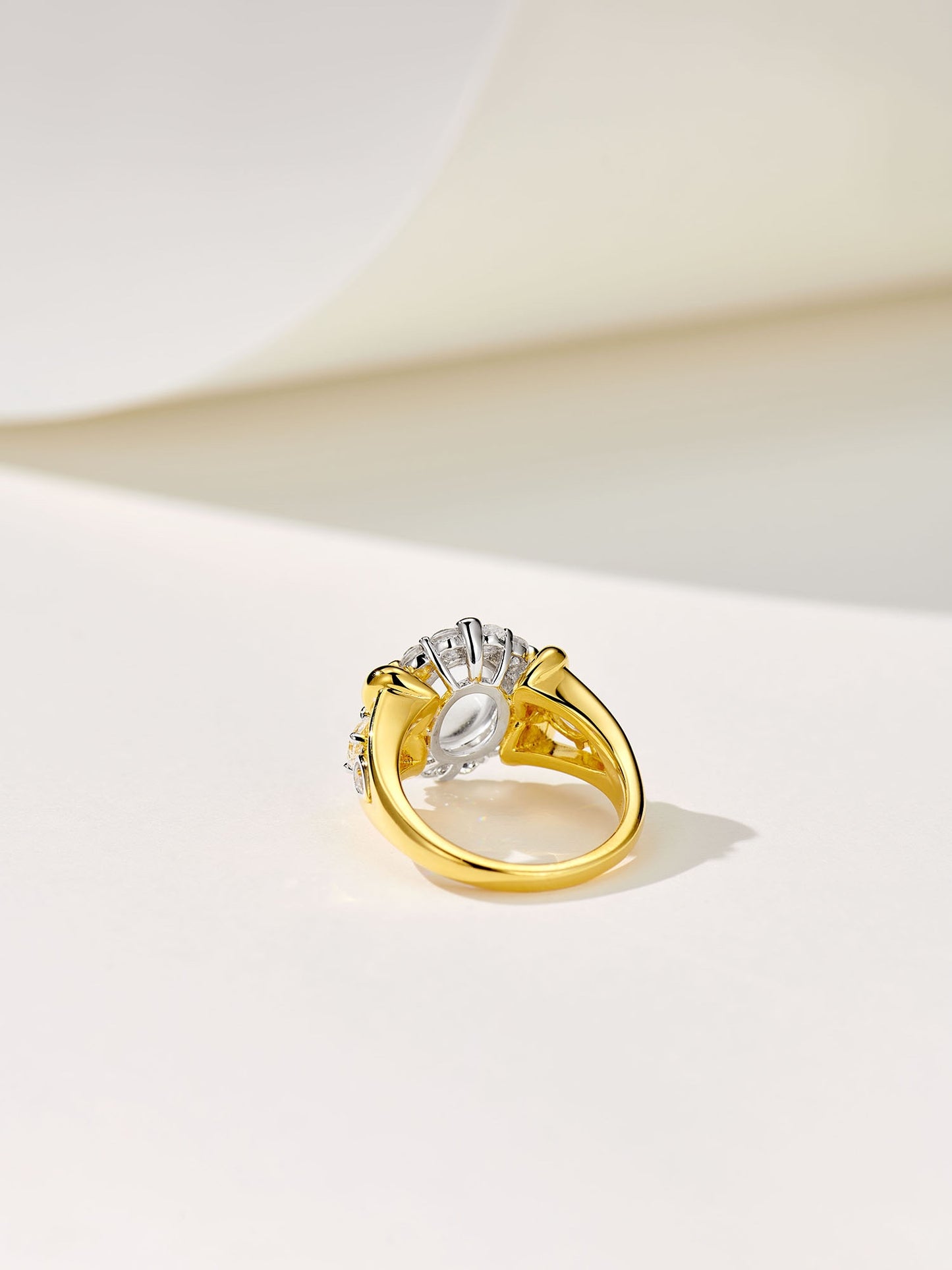 Vintage Surround Jade Ring For Women Jewelry