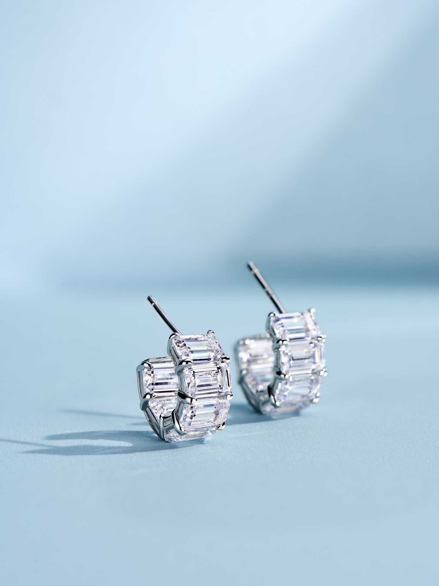 Rhinestone Stud Earrings For Women Jewelry