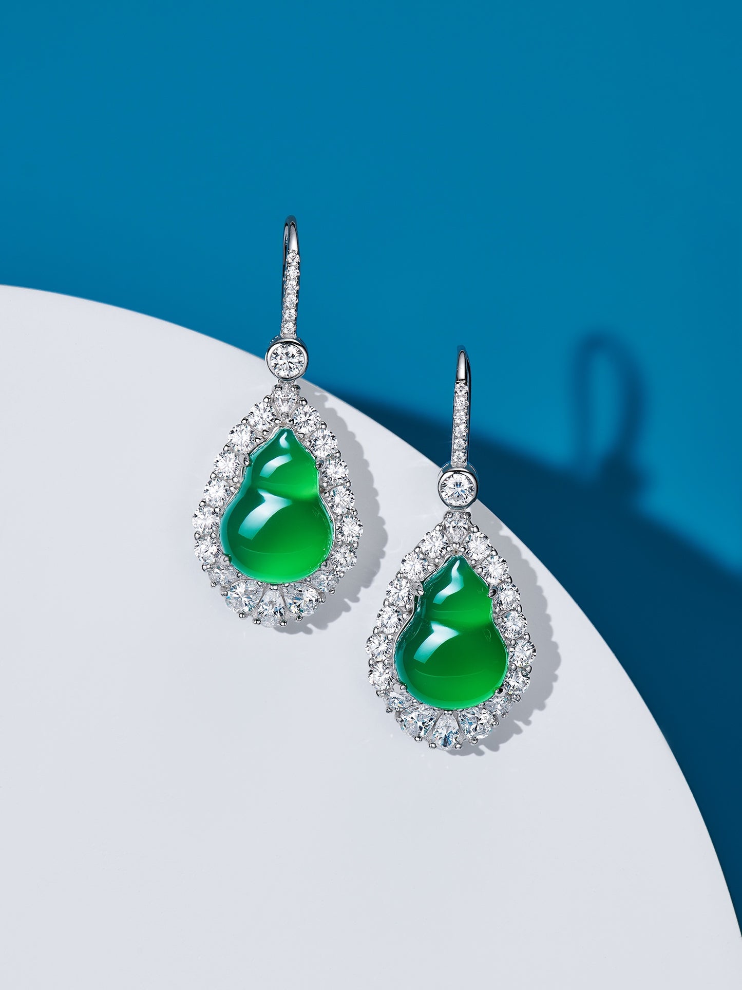 Green Gourd Earrings For Women Jewelry