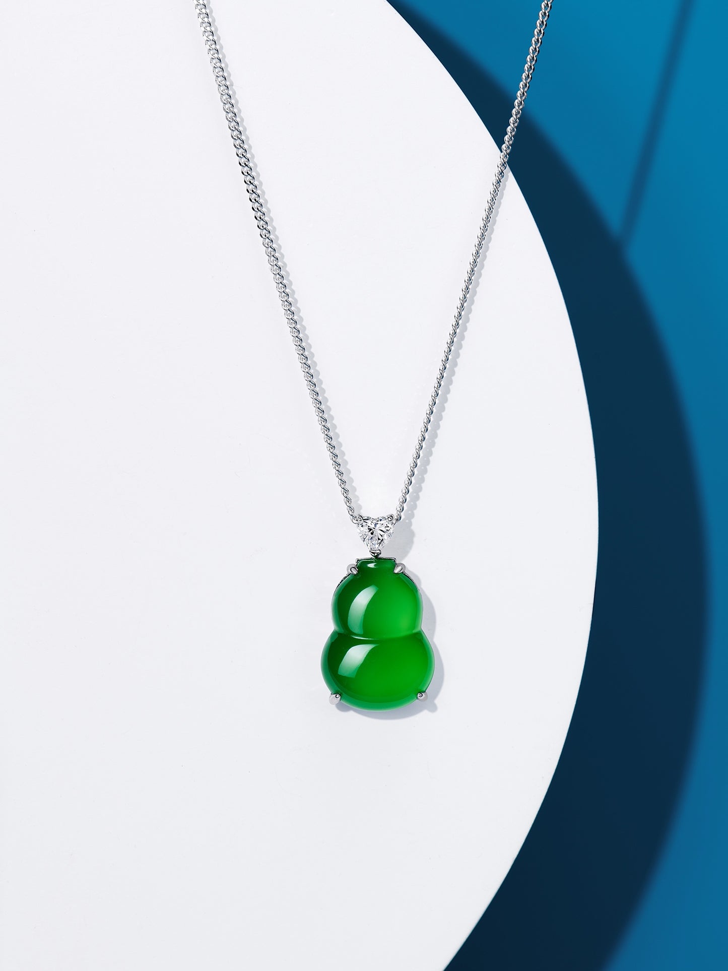 Chalcedony Gourd Necklace For Women Jewelry