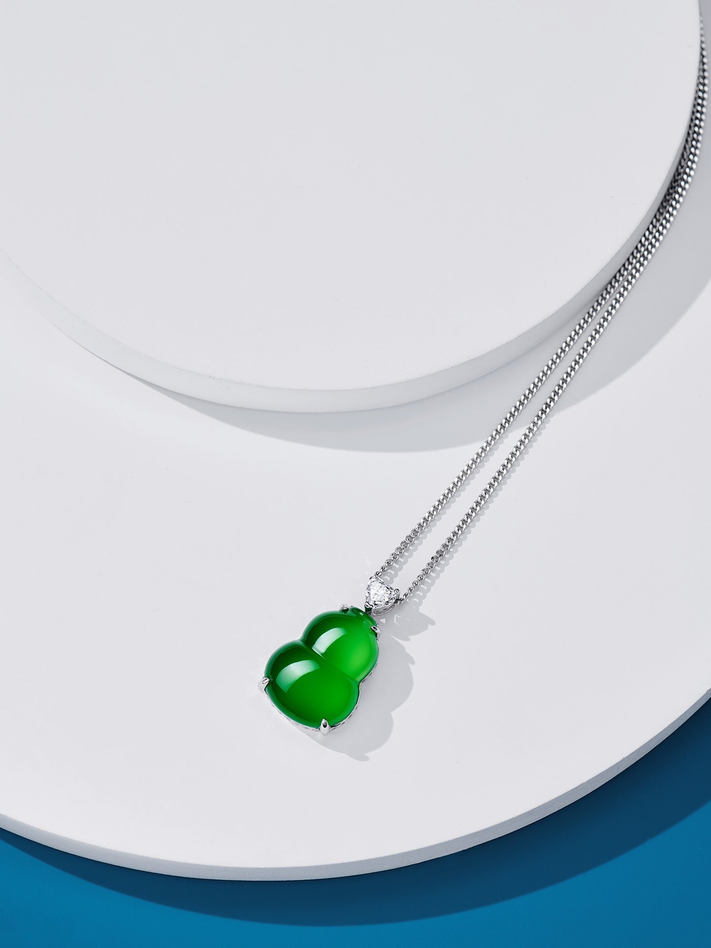 Chalcedony Gourd Necklace For Women Jewelry