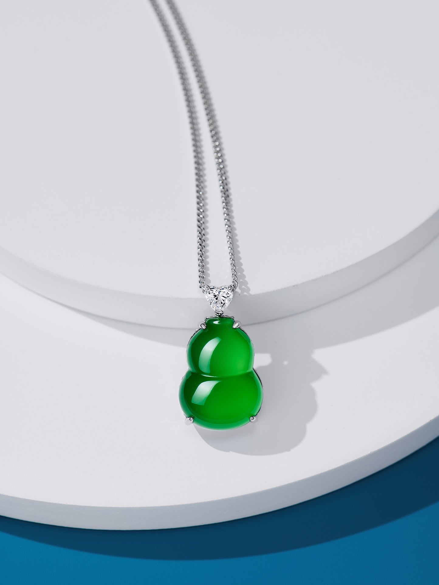 Chalcedony Gourd Necklace For Women Jewelry