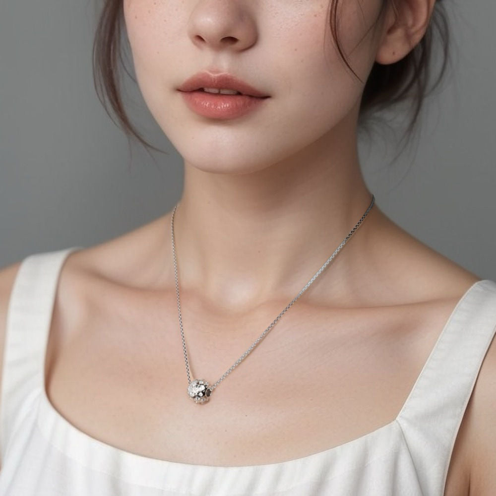 Bow Ball Necklace For Women Jewelry