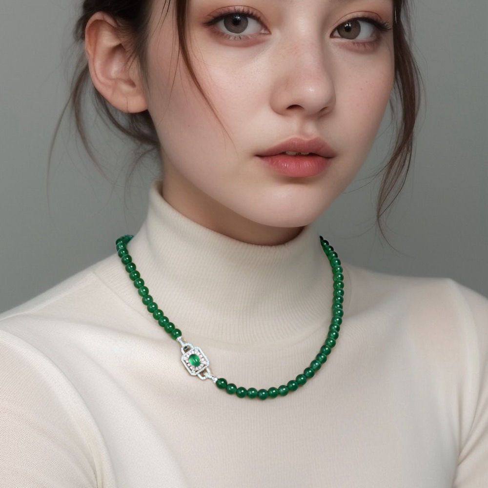 Chrysoprase Beads For Women Jewelry