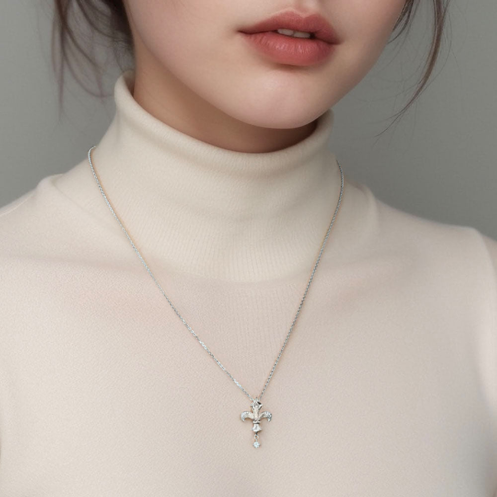 Arrow-shaped Iris Necklace For Women Jewelry
