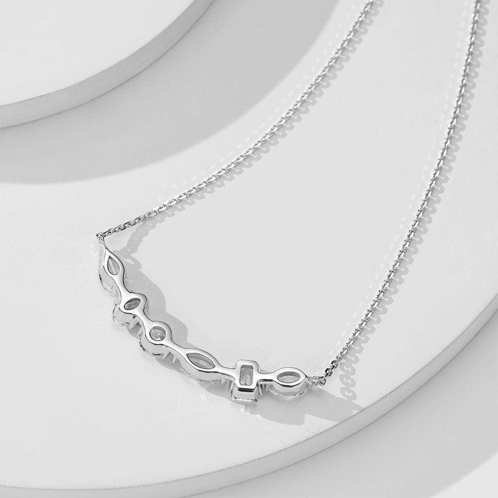 Smile Diamond Necklace For Women Jewelry