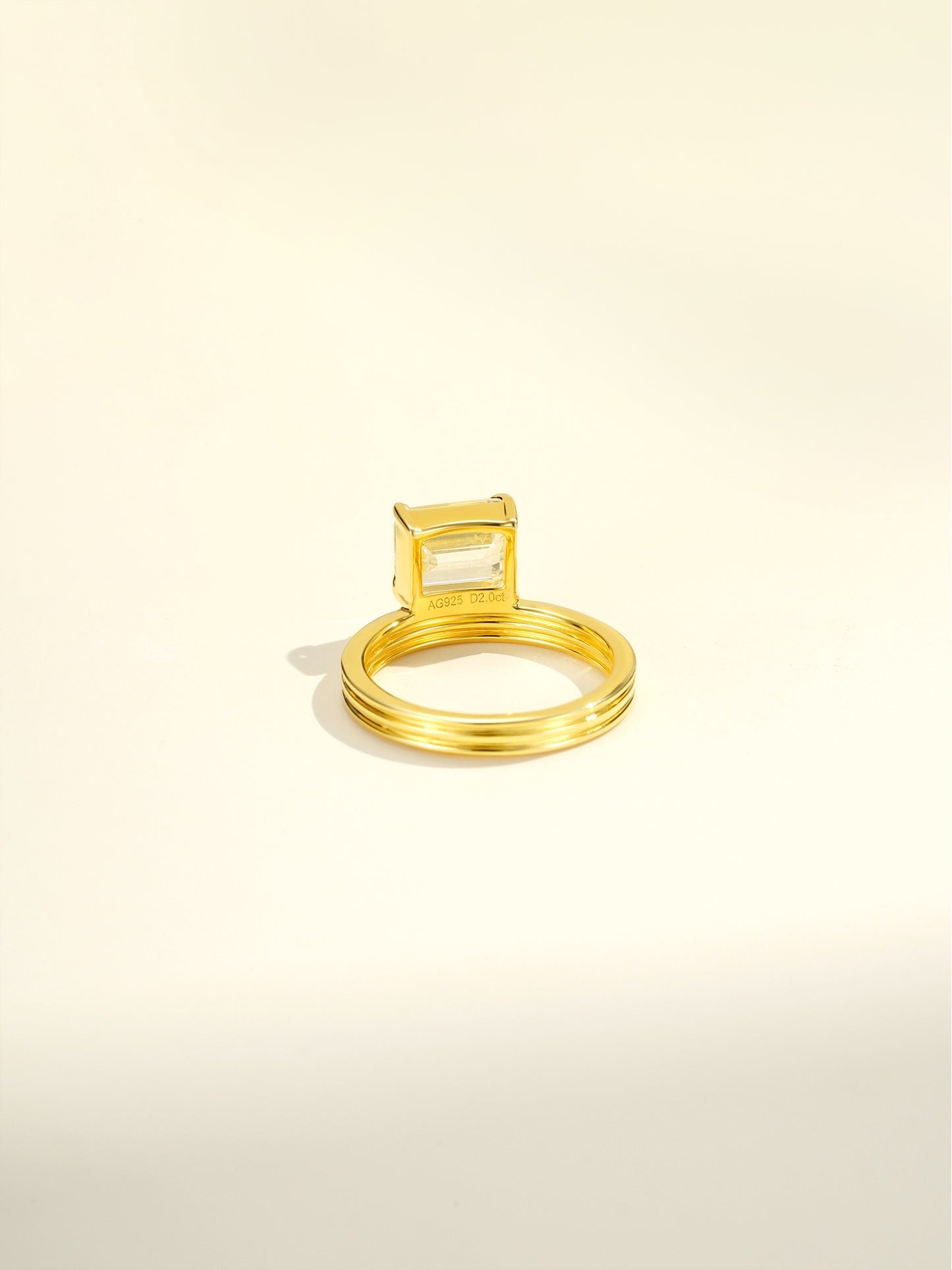 Emerald Cut Diamond Ring For Women Jewelry
