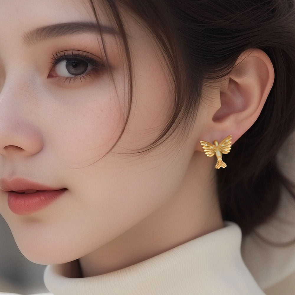 Bird Stud Earrings For Women Jewelry