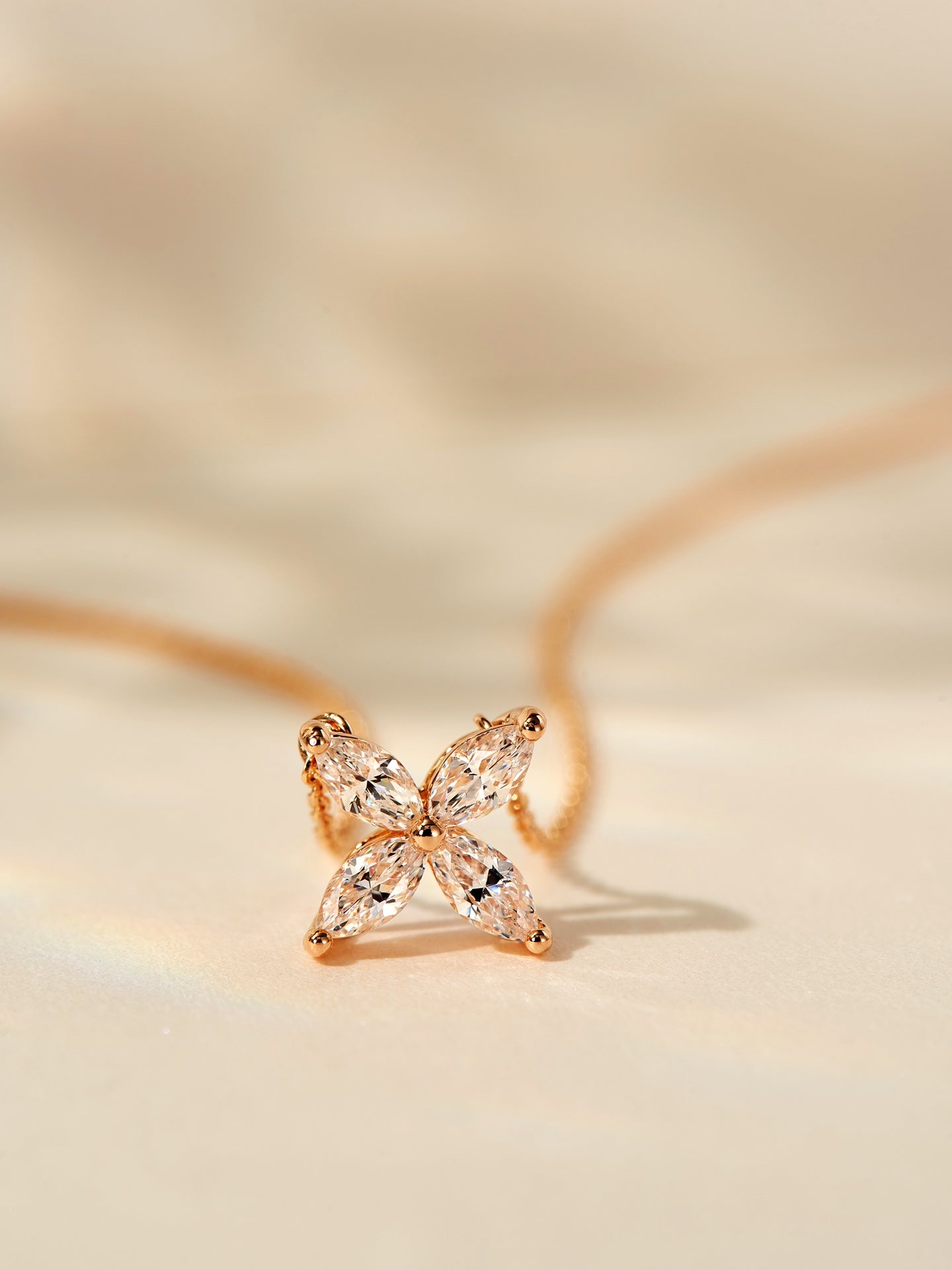 Leaf Diamond Necklace For Women Jewelry