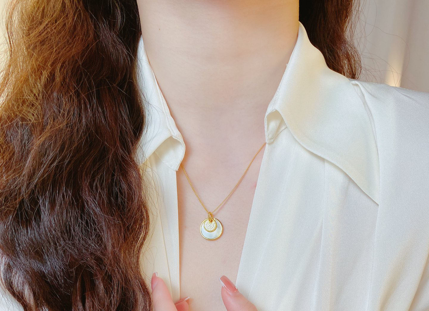 White Shell Necklace For Women Jewelry