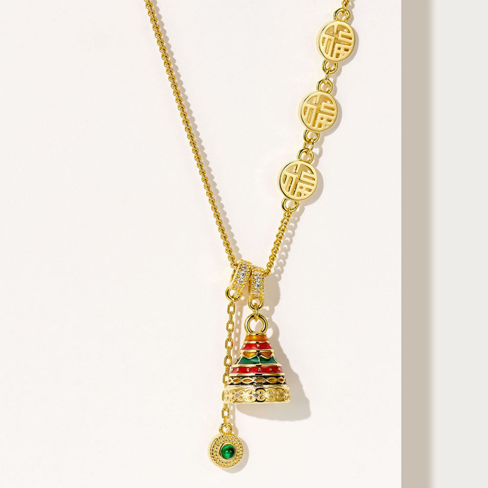 Wishing Tower Necklace For Women Jewelry