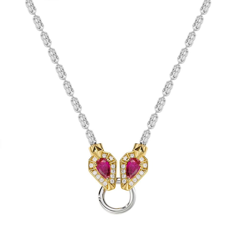 Double Snake Necklace For Women Jewelry