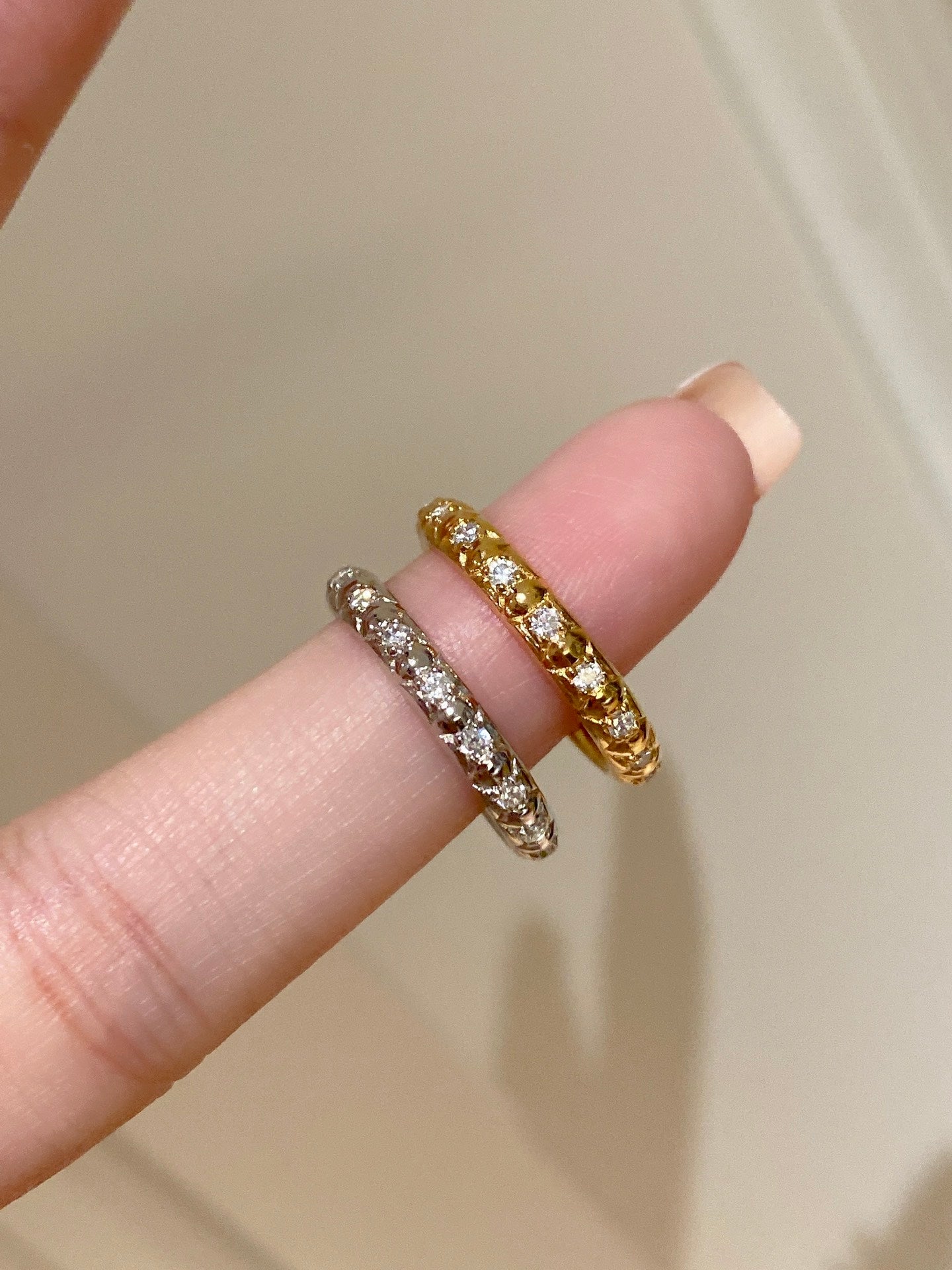 Diamond Lattice Ring For Women Jewelry