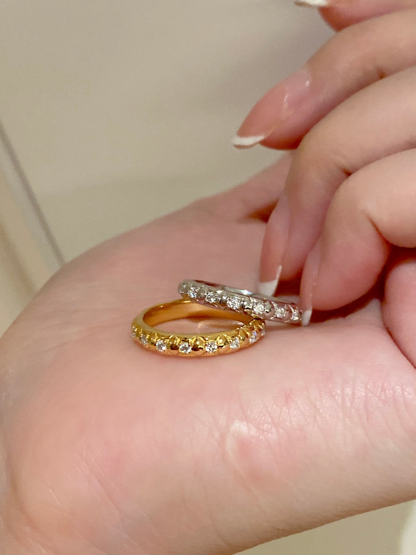 Diamond Lattice Ring For Women Jewelry