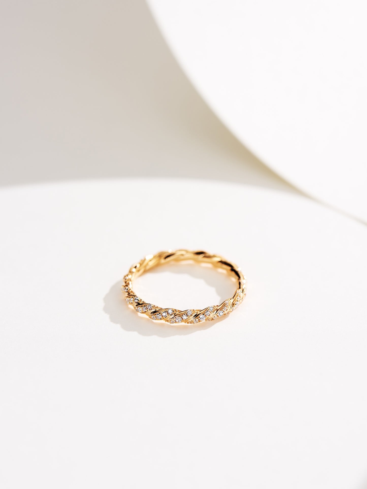 Twisted Diamond Ring For Women Jewelry