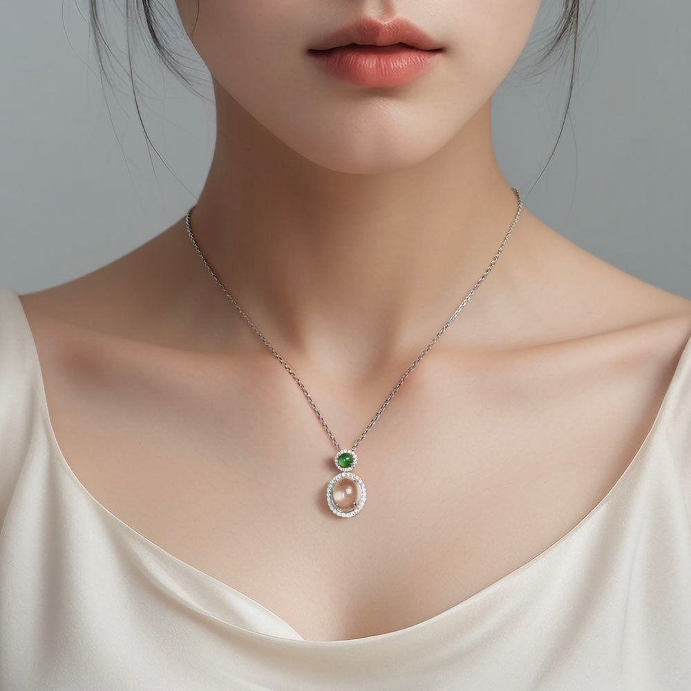 Chalcedony Necklace For Women Jewelry