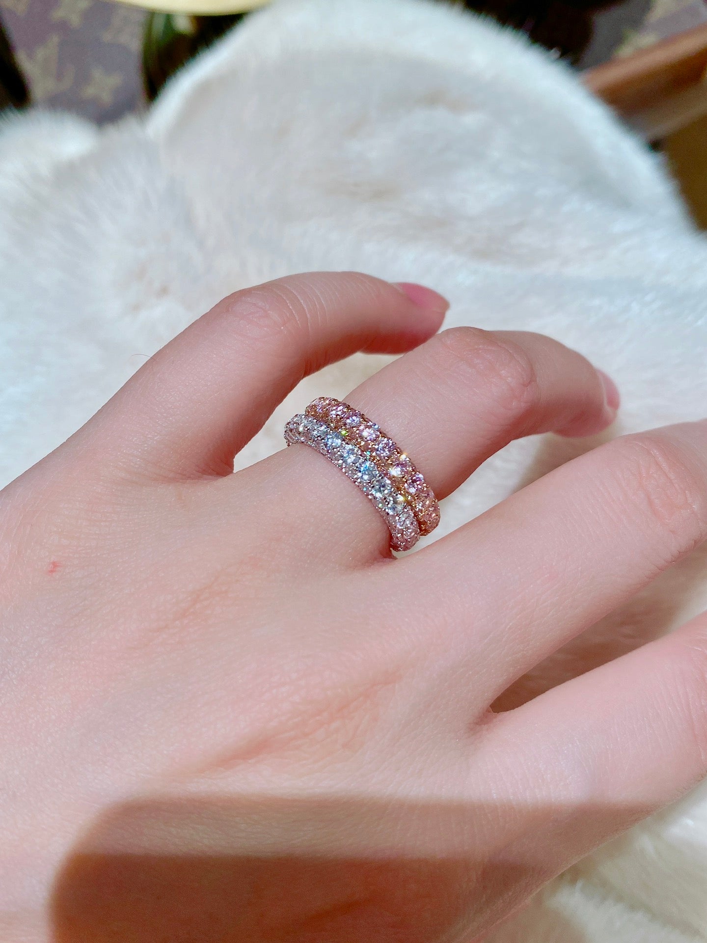 Full circle diamond ring For Women Jewelry