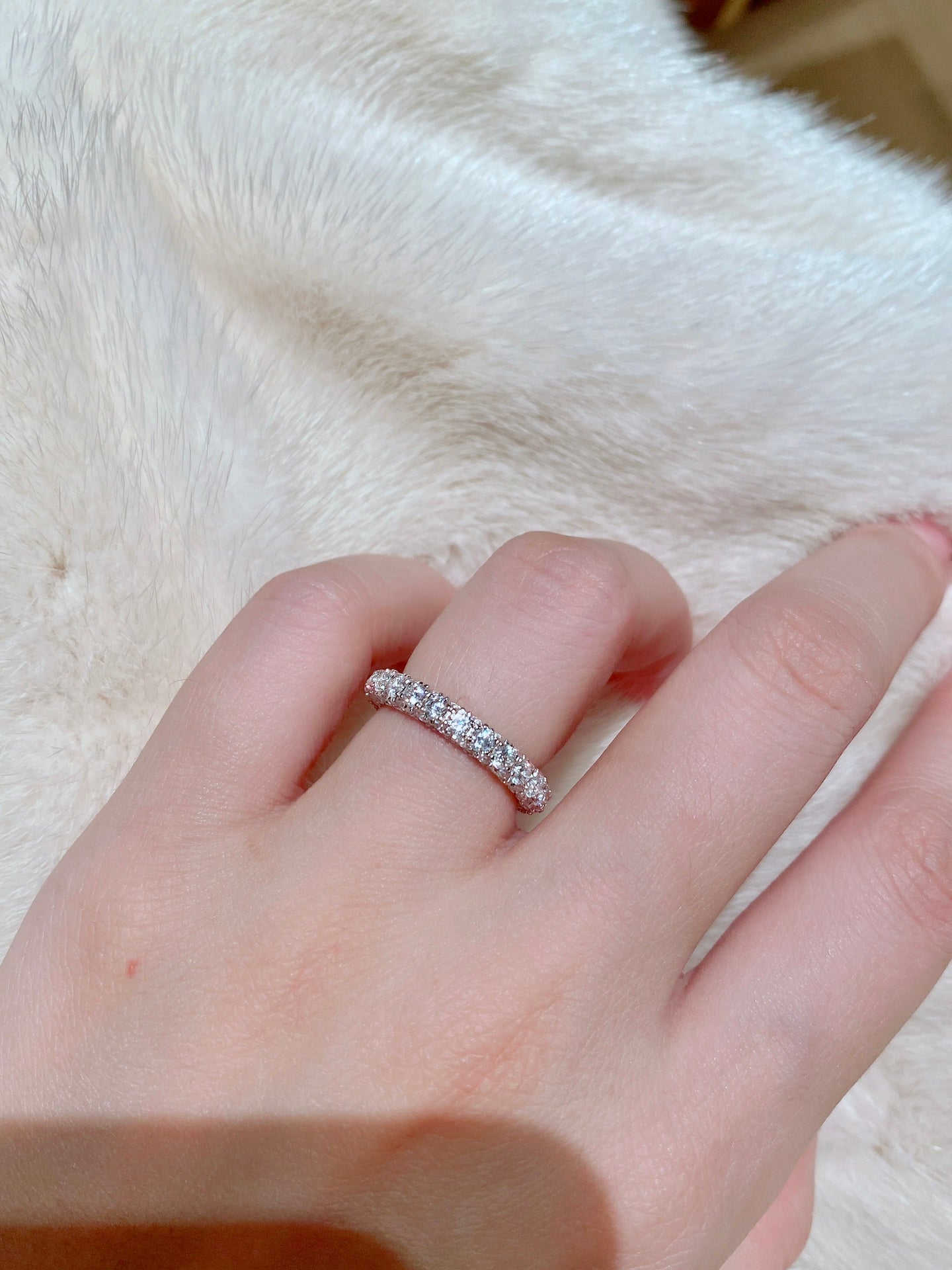 Full circle diamond ring For Women Jewelry