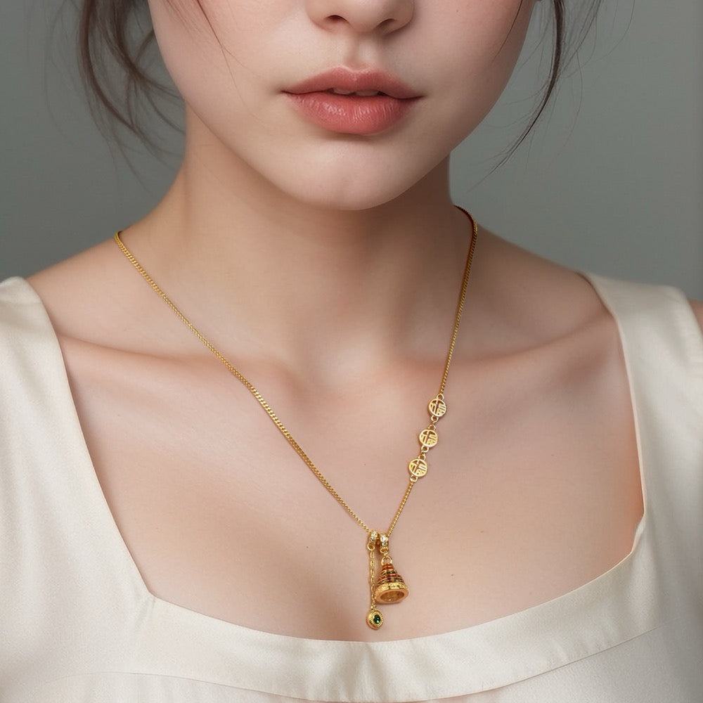 Wishing Tower Necklace For Women Jewelry