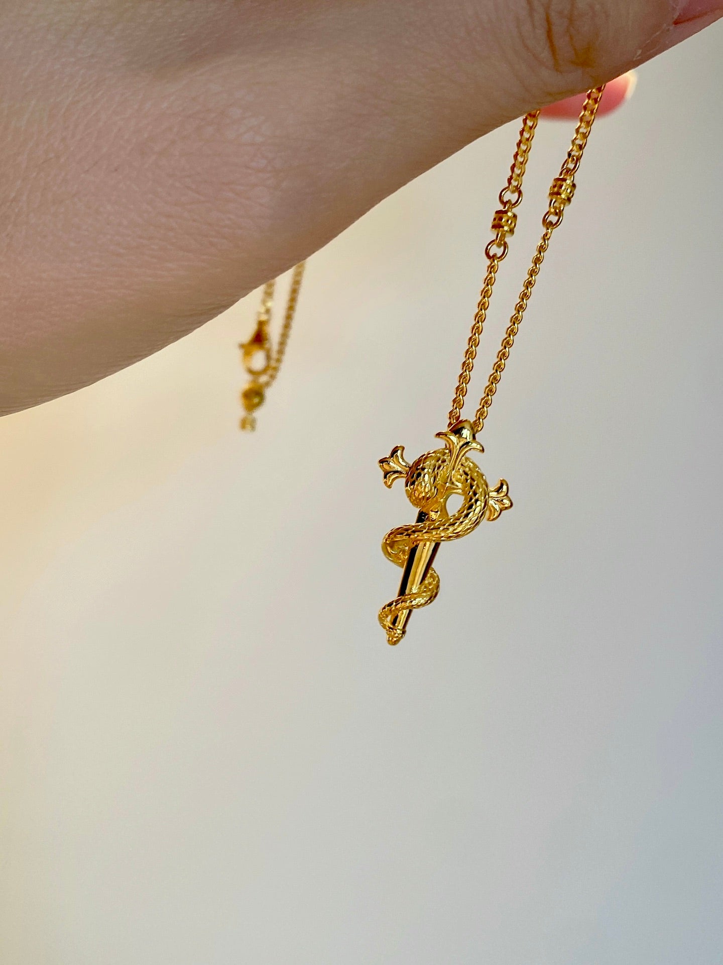 Scepter Snake Necklace For Women Jewelry