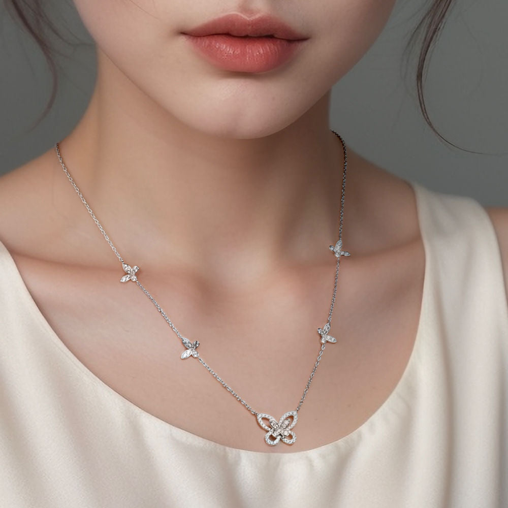 Butterfly Necklace For Women Jewelry