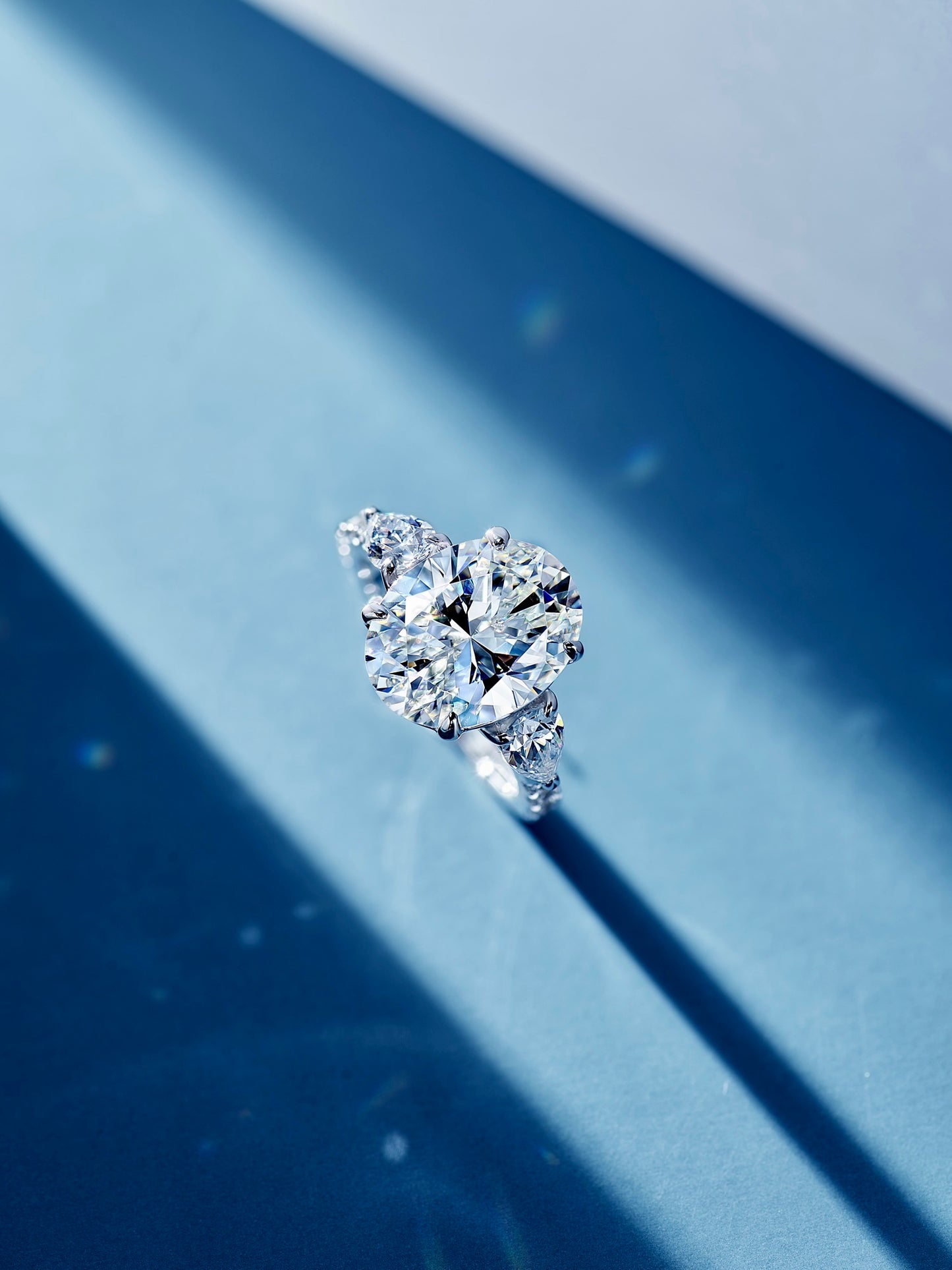 Pigeon Egg Diamond Ring For Women Jewelry