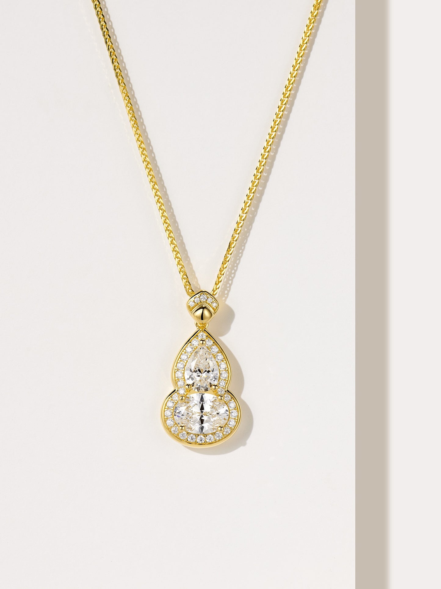 Gourd Diamond Necklace For Women Jewelry