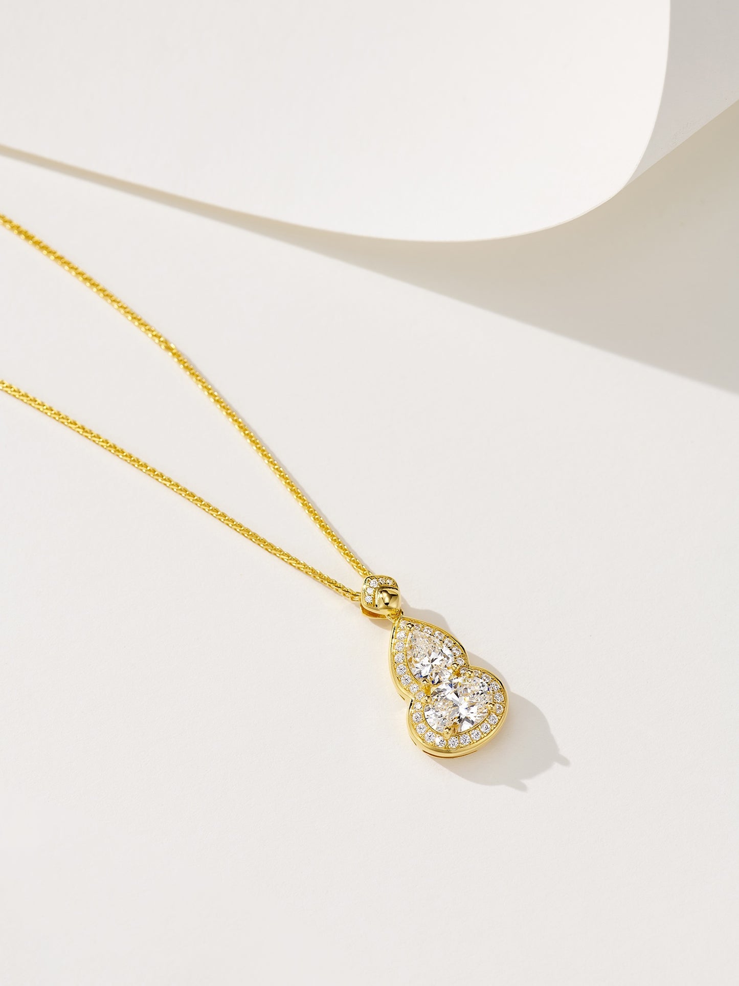 Gourd Diamond Necklace For Women Jewelry