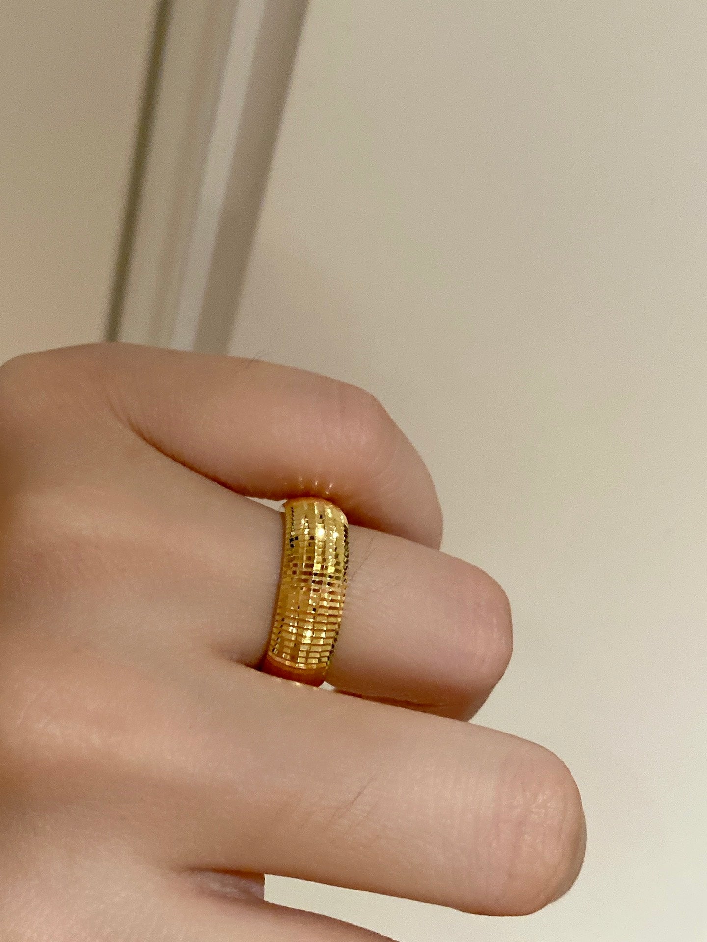 Faceted Lamp Ball Ring For Women Jewelry