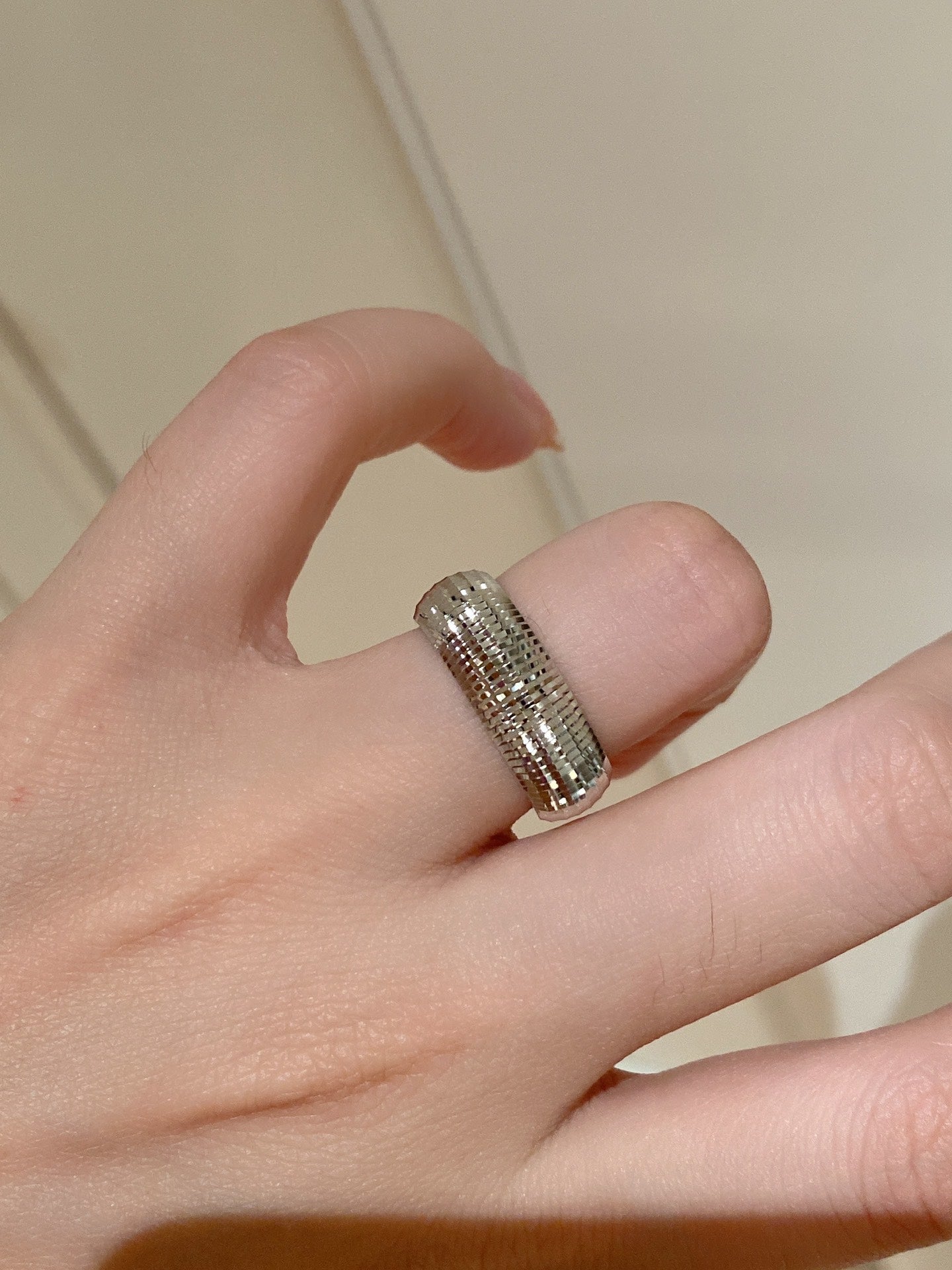 Faceted Lamp Ball Ring For Women Jewelry
