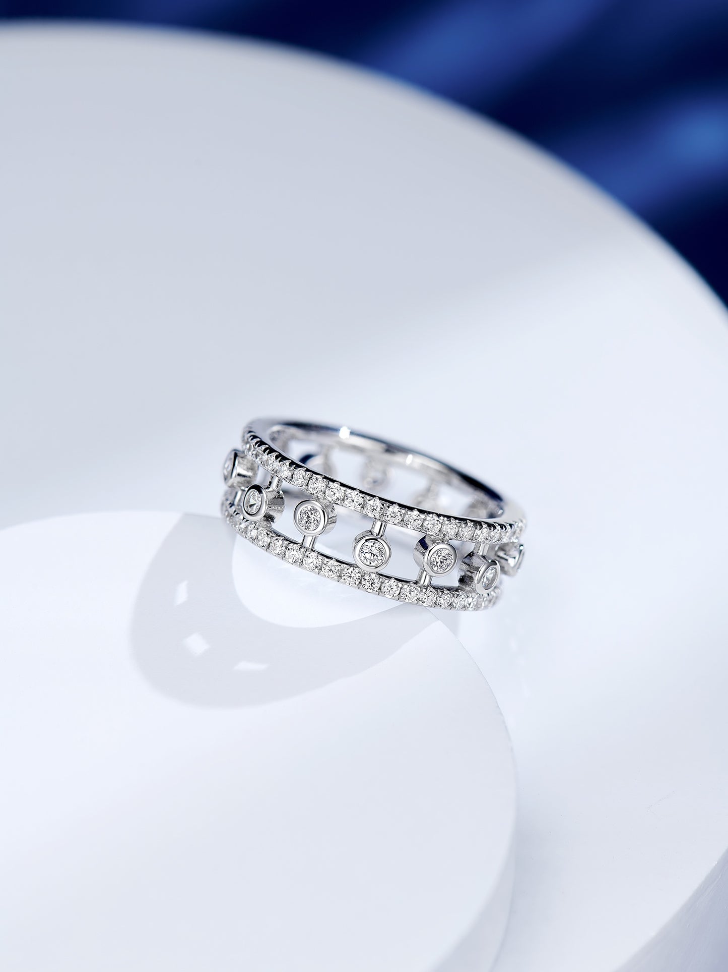 Skeletonized Dewdrop Ring For Women Jewelry
